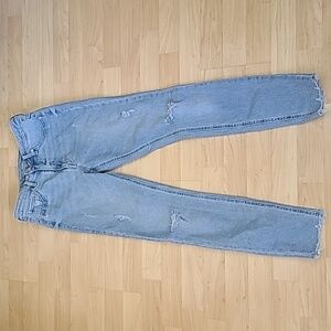 H&M & DENIM Light Blue High Waist Skinny Jeans Size 8